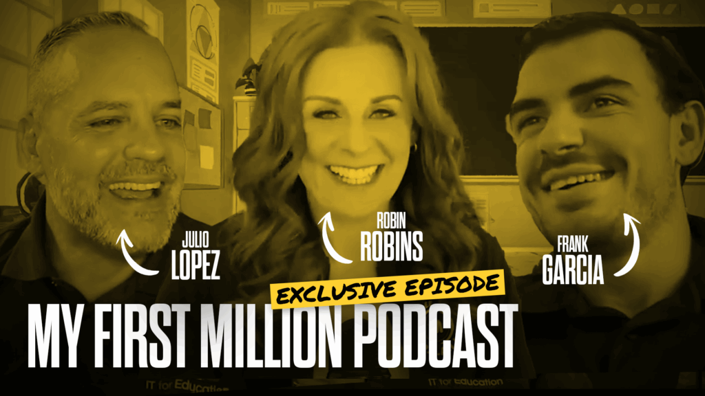 Robin Robins and Julio Lopez, My First Million podcast